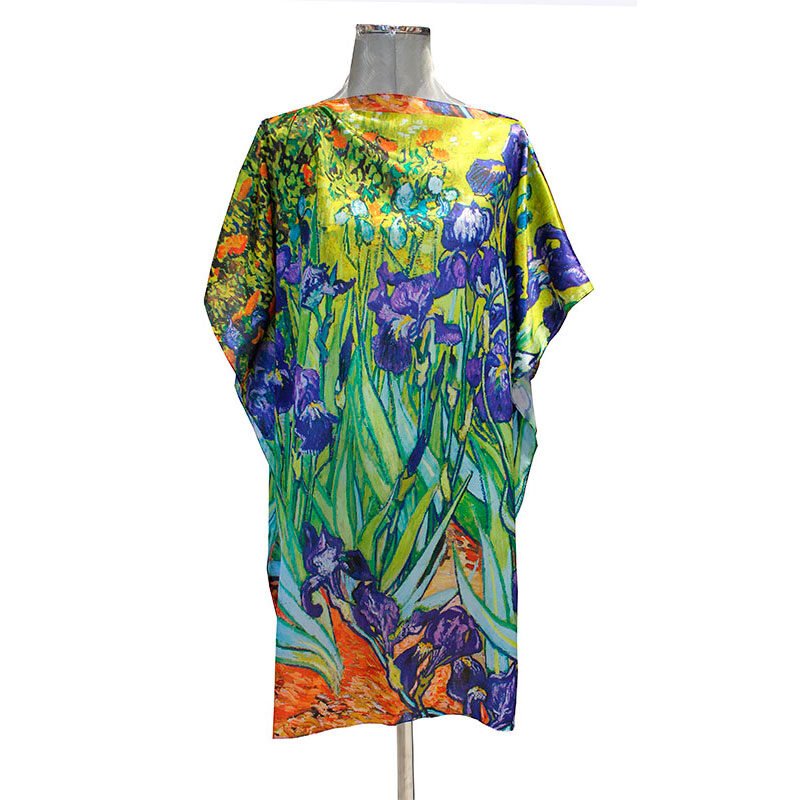 caftan-pañuelos-de-seda-los-liirios-de-van-gogh