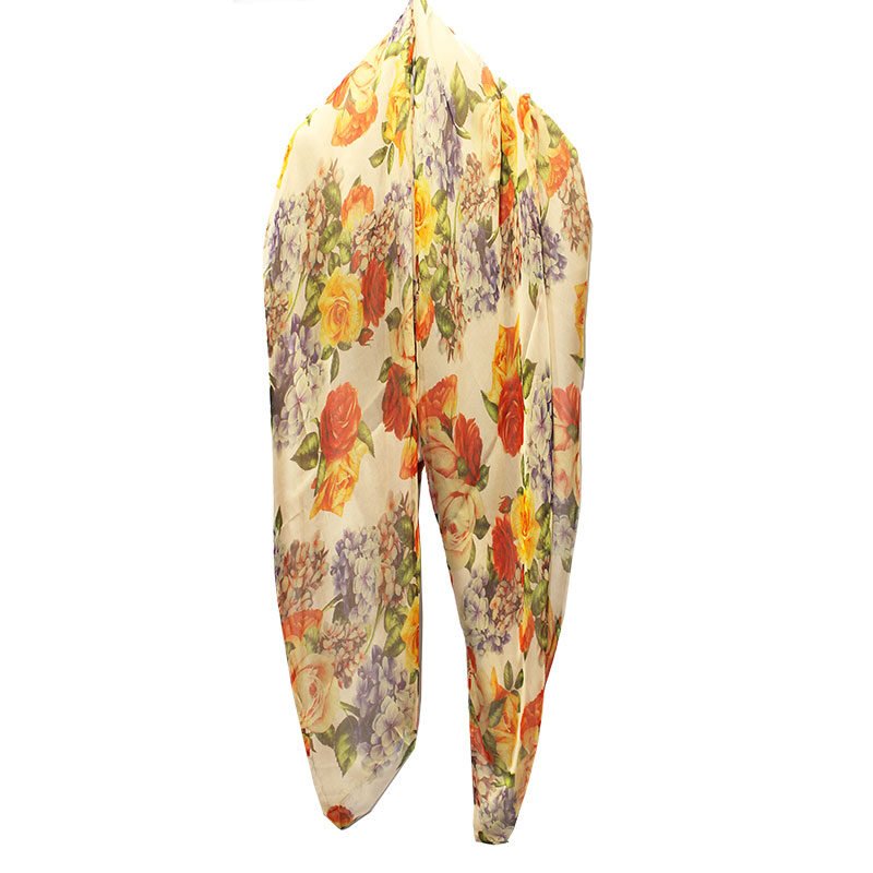 fulares-de-seda-reversible-Flores-beige-de-julunggul
